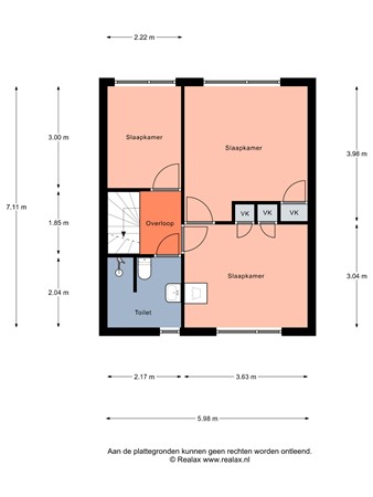 Floorplan - Jan Schoutenplantsoen 4, 3752 BJ Bunschoten-Spakenburg